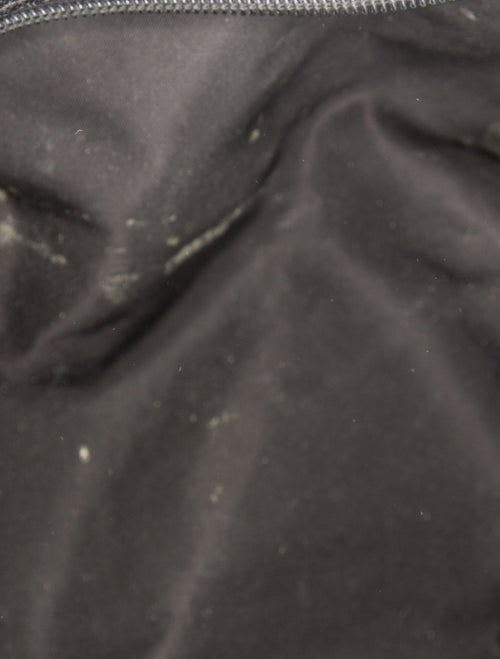 Prada Enameled Metal Triangle Pouch