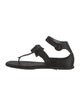 Prada Satin T-Strap Sandals