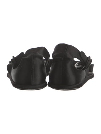 Prada Satin T-Strap Sandals
