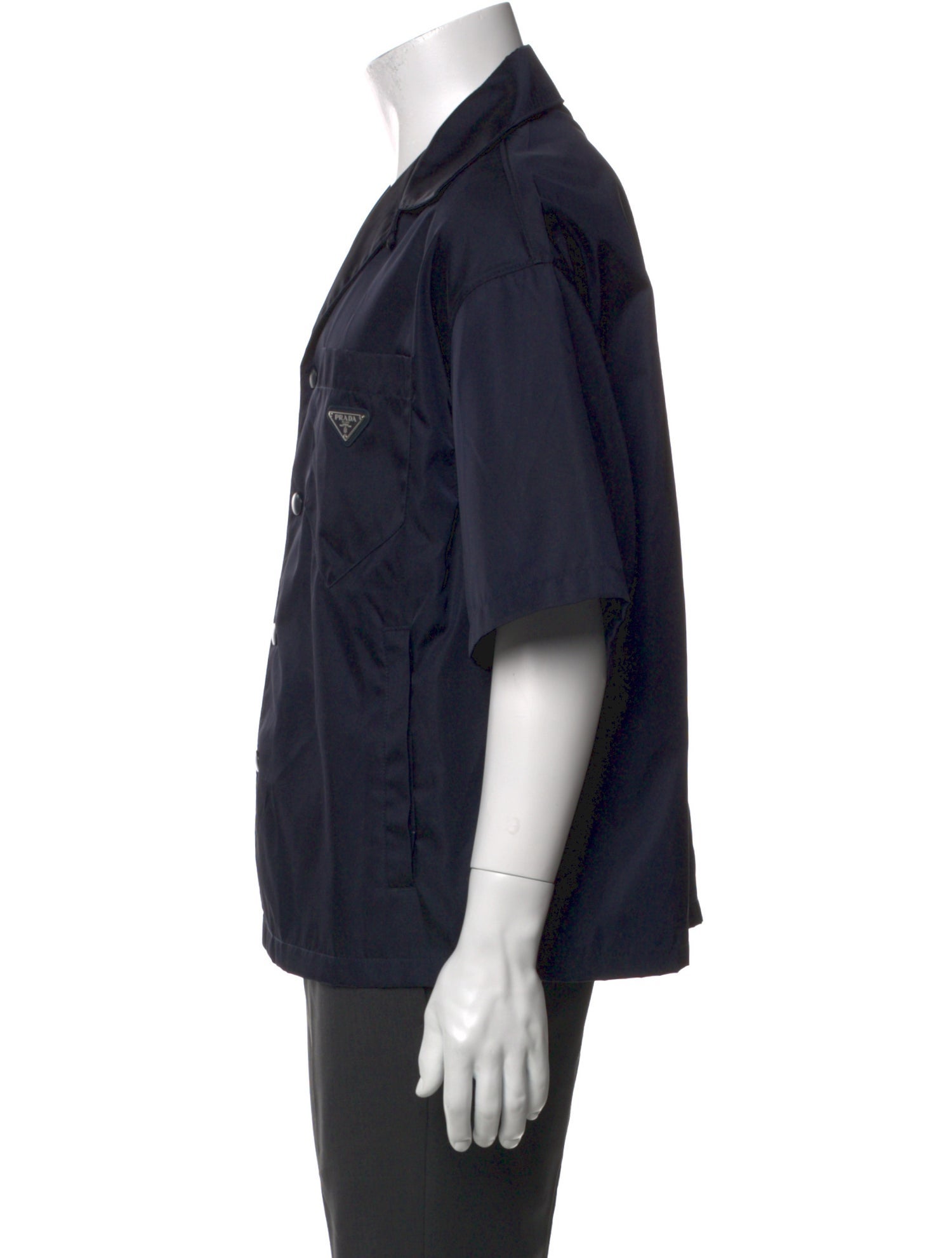 Prada 2022 Enameled Metal Triangle Shirt