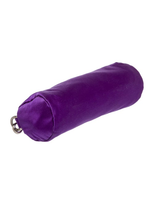 Prada Enameled Metal Triangle Top Handle Bag