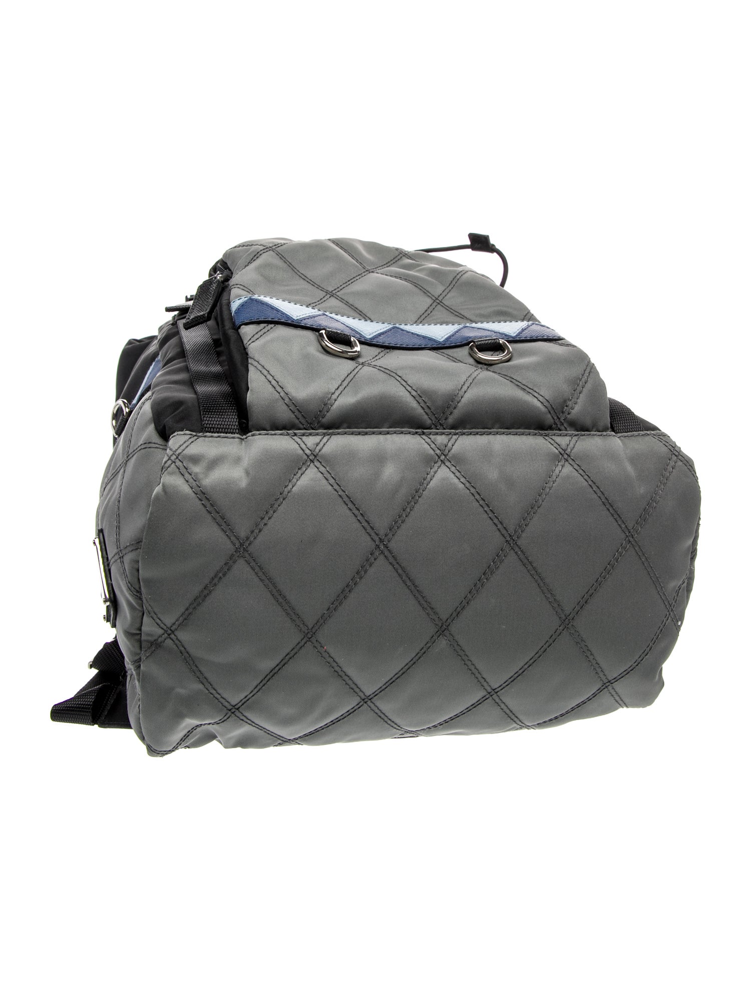 Prada Tessuto Nylon Backpack - Black Backpacks, Handbags