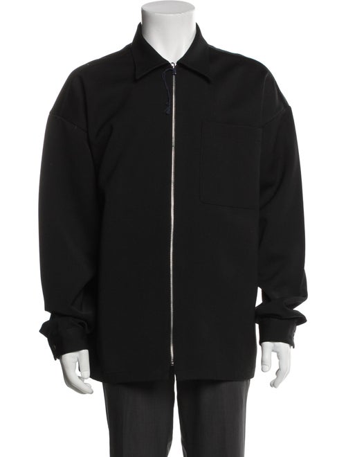 Prada 2022 Enameled Metal Triangle Jacket