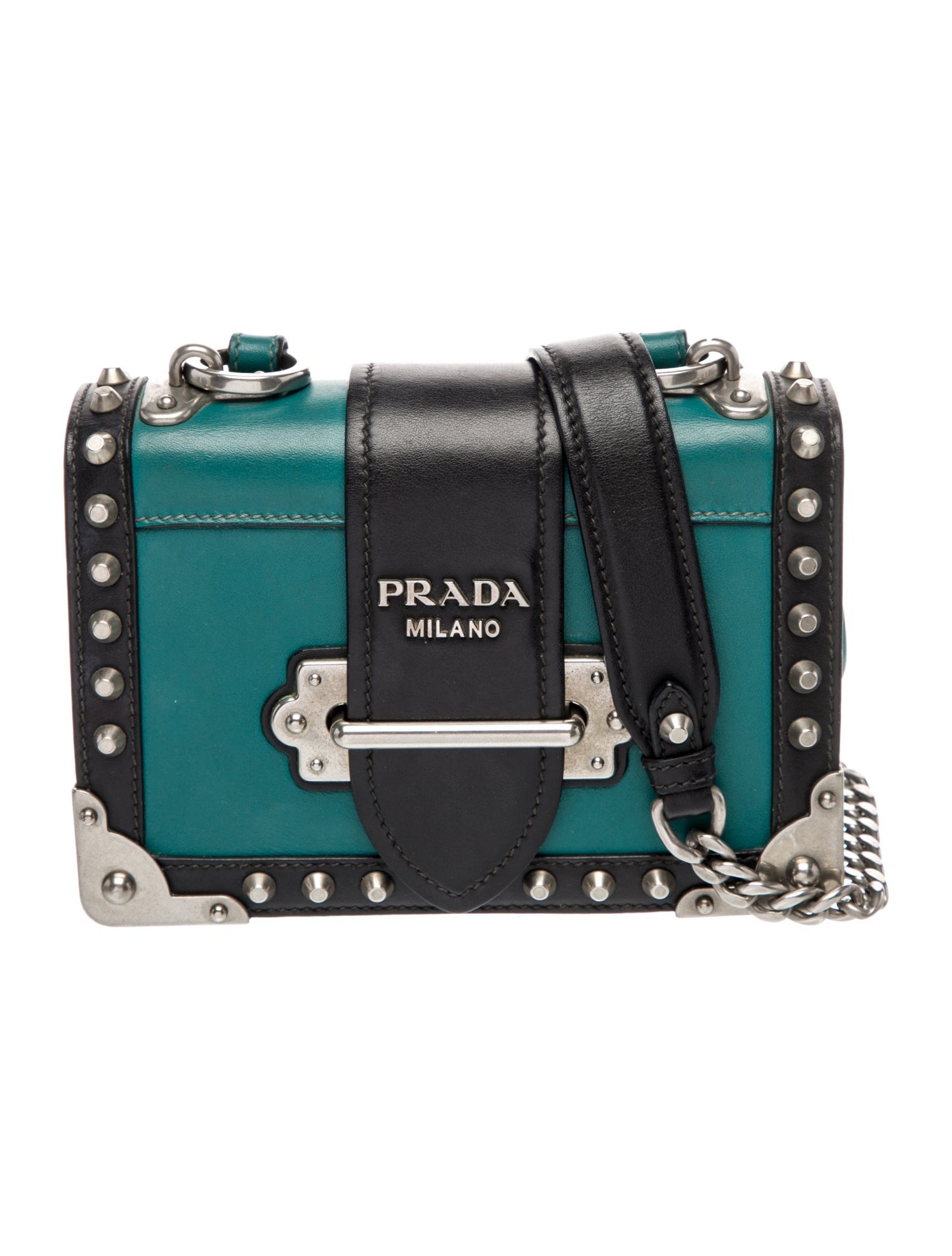 Prada City Calf Leather Cahier