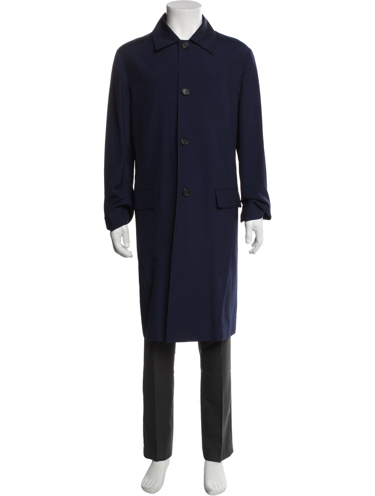 Prada 2015 Virgin Wool Trench Coat