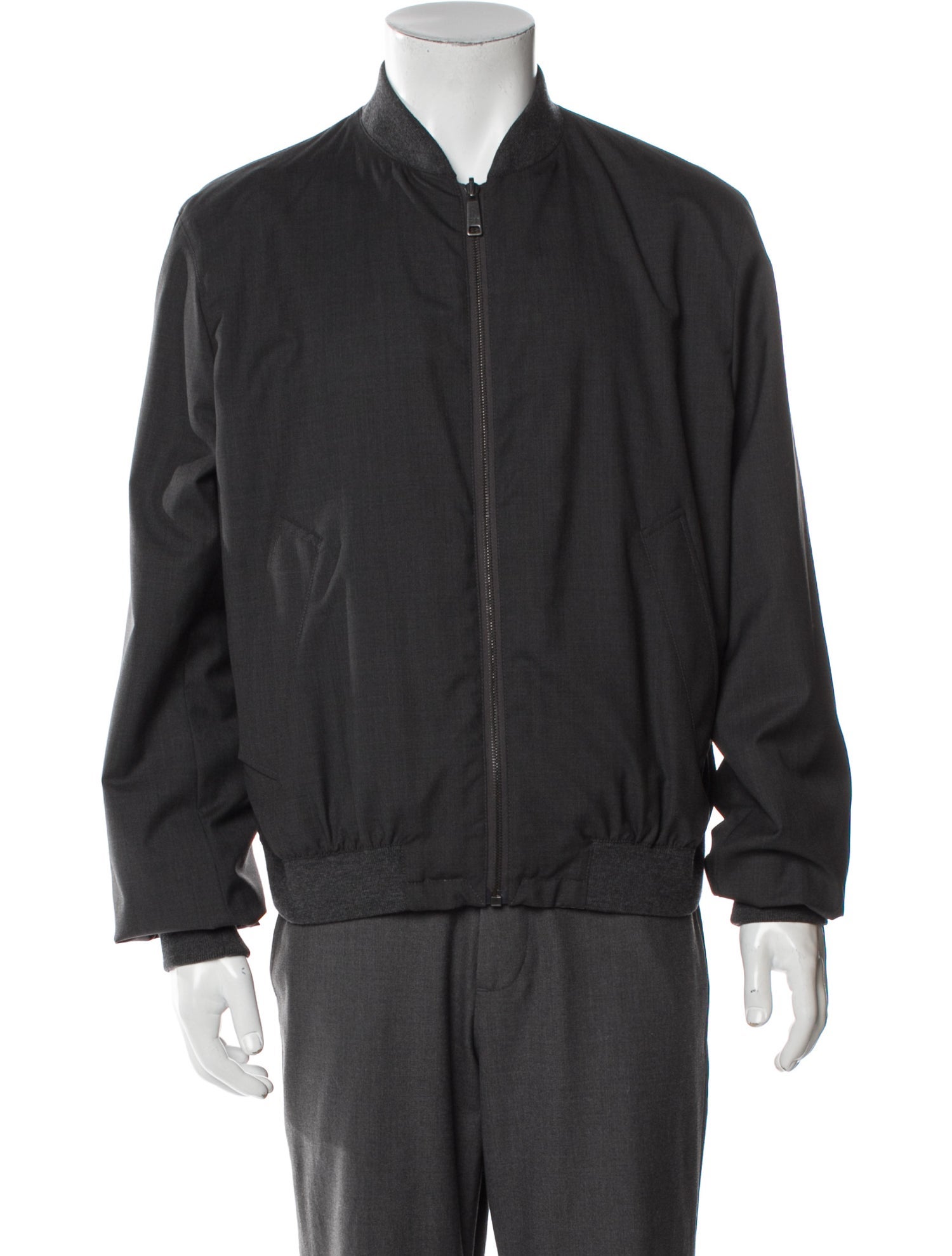Prada 2013 Virgin Wool Bomber Jacket