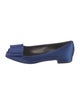 Prada Satin Bow Accents Flats