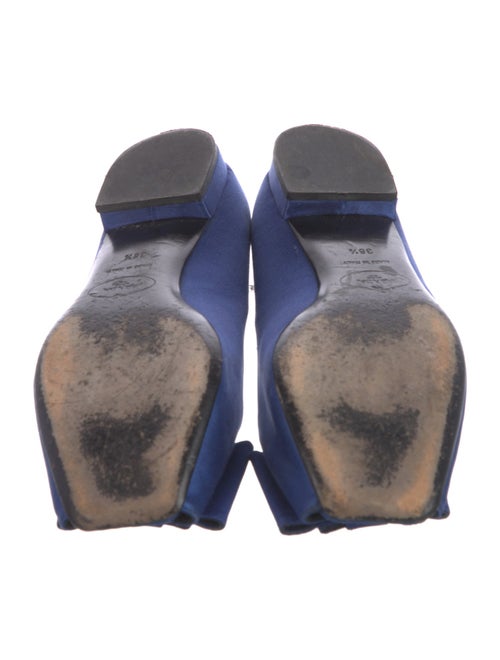 Prada Satin Bow Accents Flats