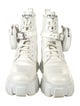 Prada Leather Combat Boots