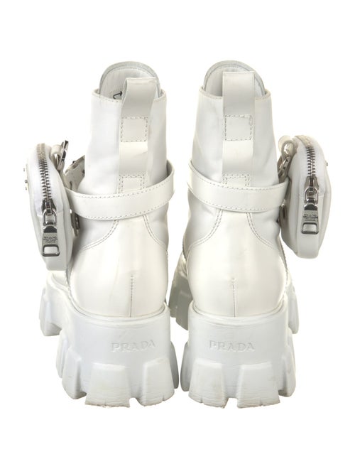 Prada Leather Combat Boots