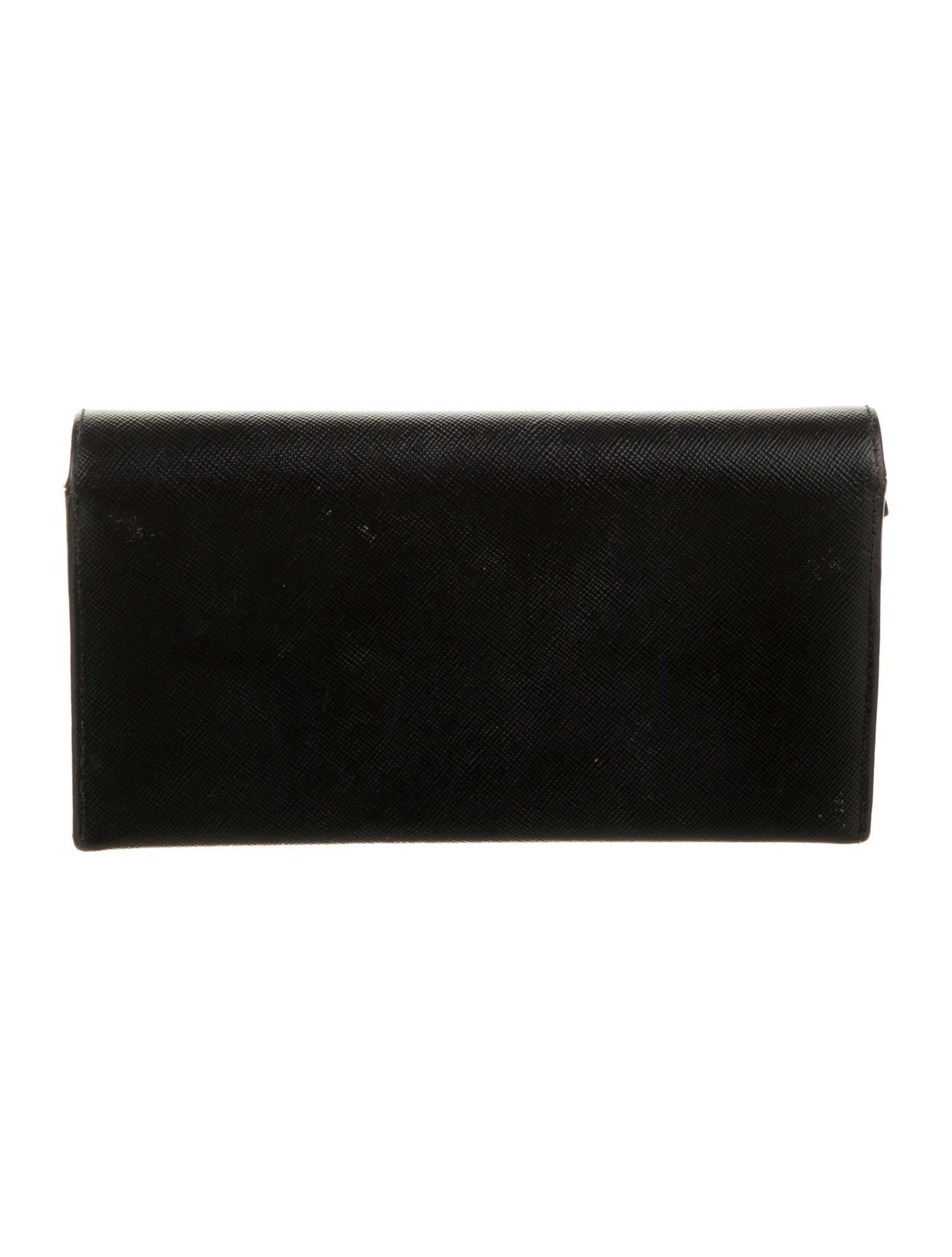 Prada Saffiano Lux Leather Continental Wallet