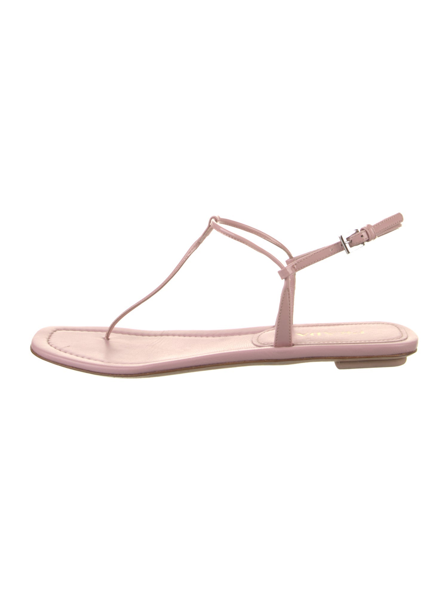 Prada Leather T-Strap Sandals