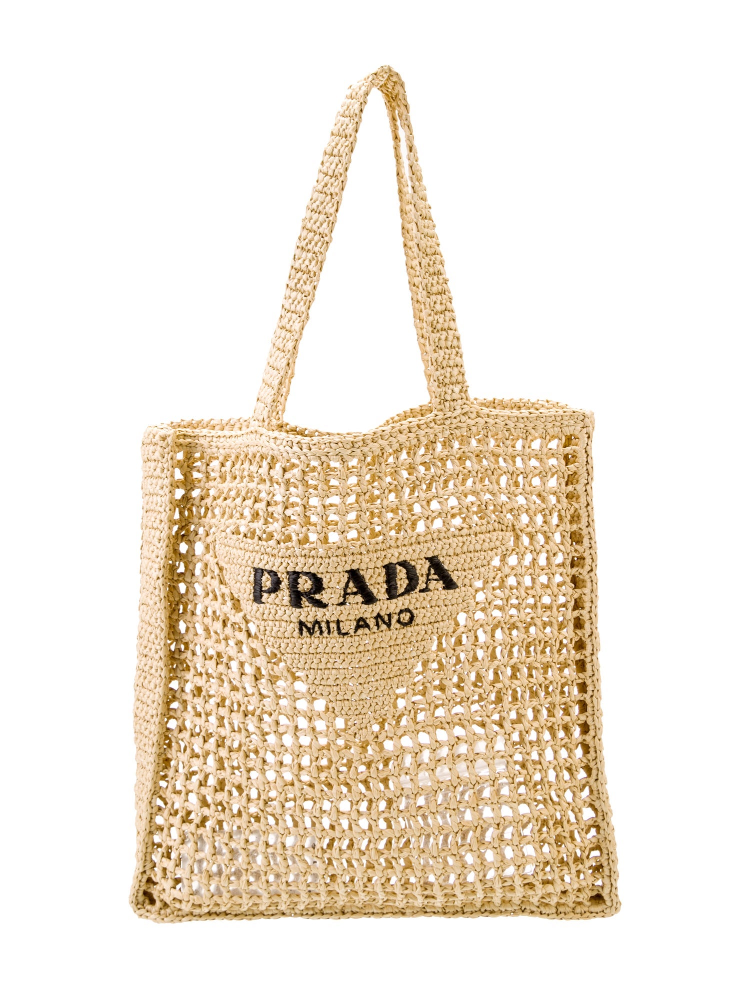 Prada Raffia Grass Tote