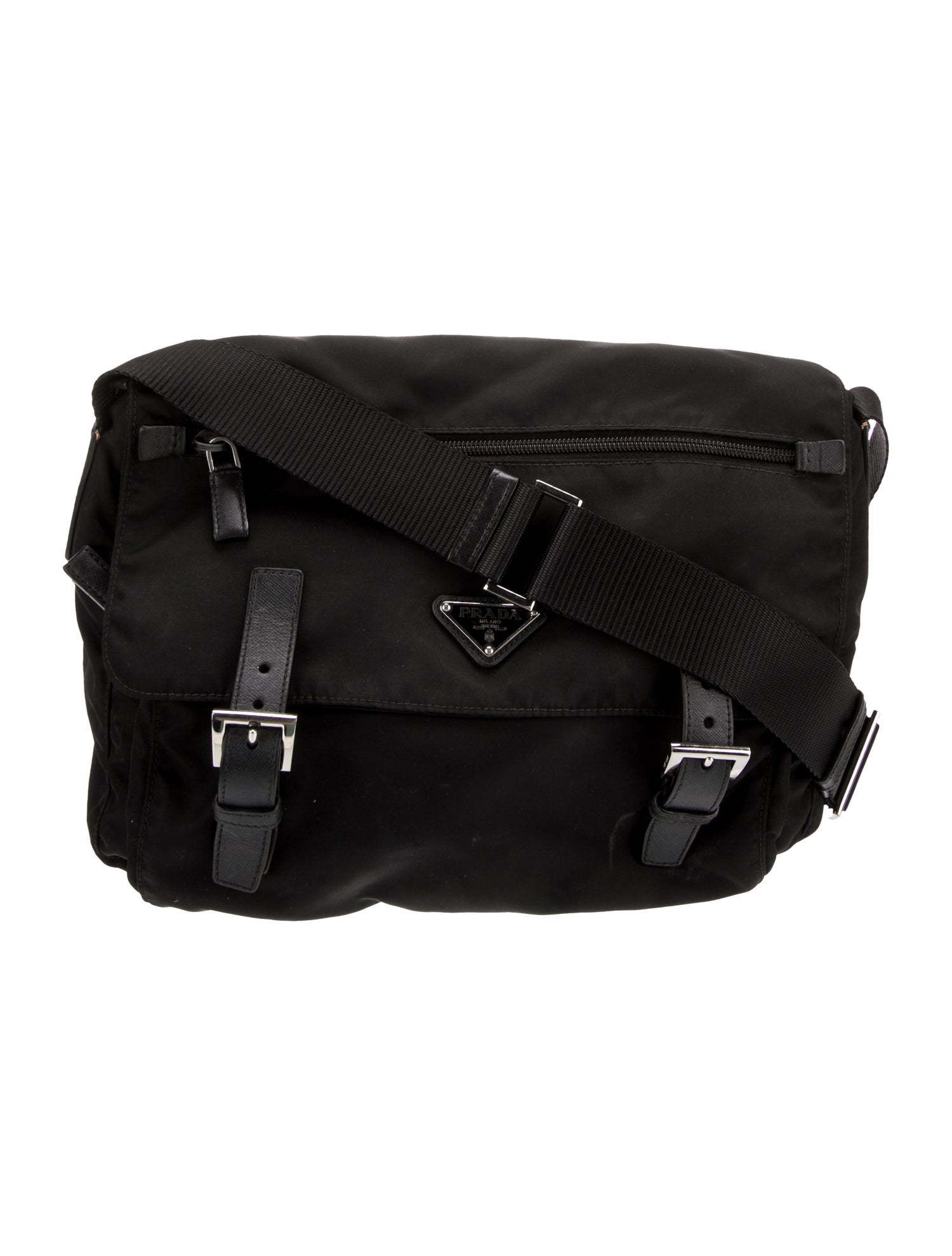 Prada Saffiano Leather Messenger Bag