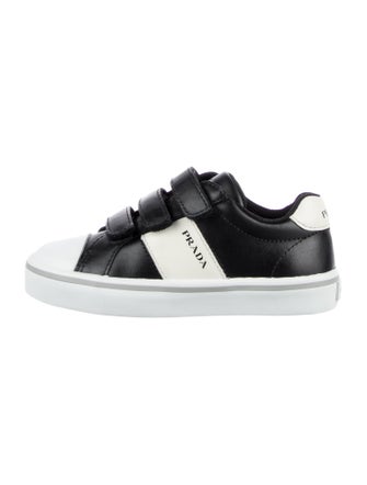 Prada Kids' Leather Low Top Sneakers