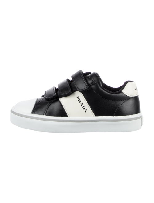 Prada Kids' Leather Low Top Sneakers