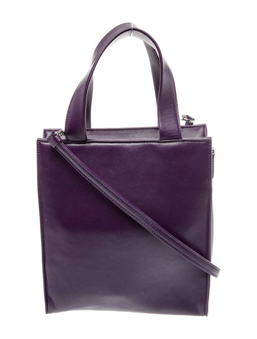 Prada Enameled Metal Triangle Crossbody Bag Mini