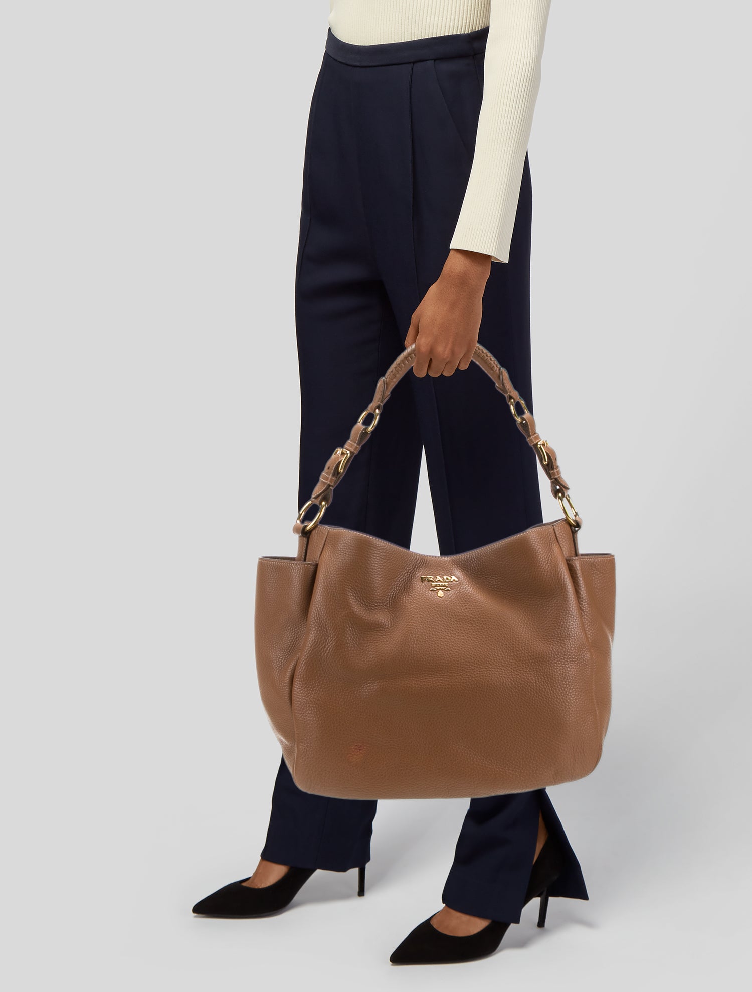 Prada Vitello Daino Leather Daino