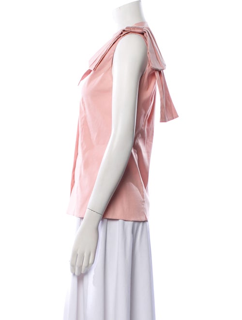 Prada 2011 V-Neck Button-Up Top