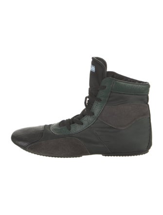 Prada Sport 2013 Nylon Lace-Up Boots