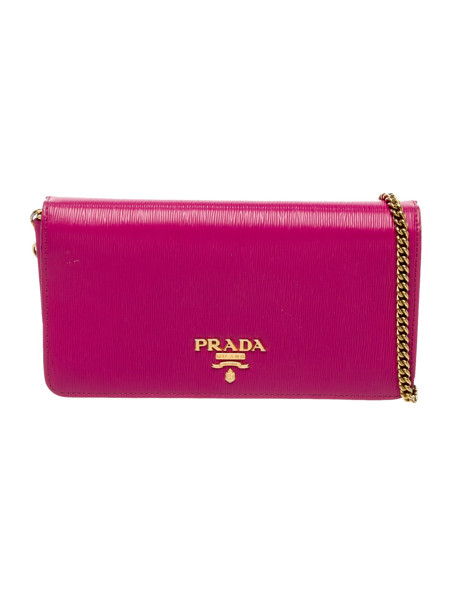 Prada Saffiano Lux Leather Clutch