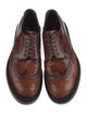 Prada Leather Lasercut Accents Brogues
