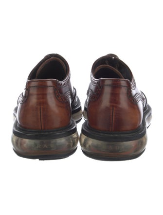 Prada Leather Lasercut Accents Brogues