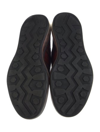 Prada Leather Lasercut Accents Brogues