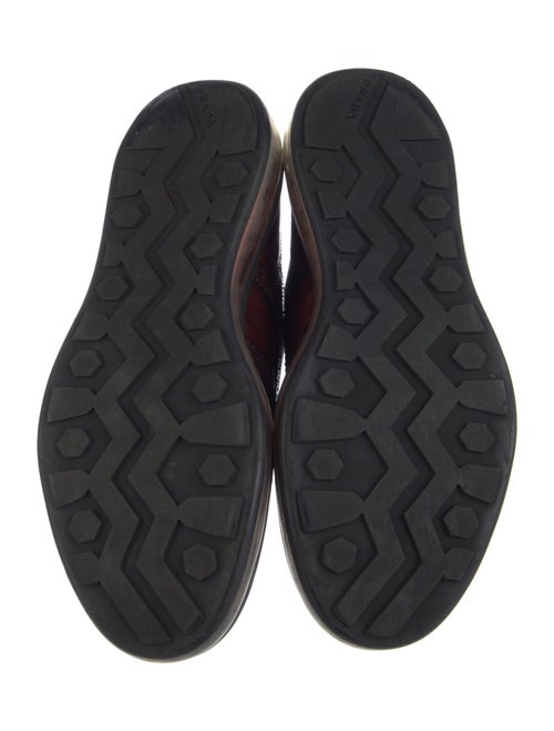 Prada Leather Lasercut Accents Brogues