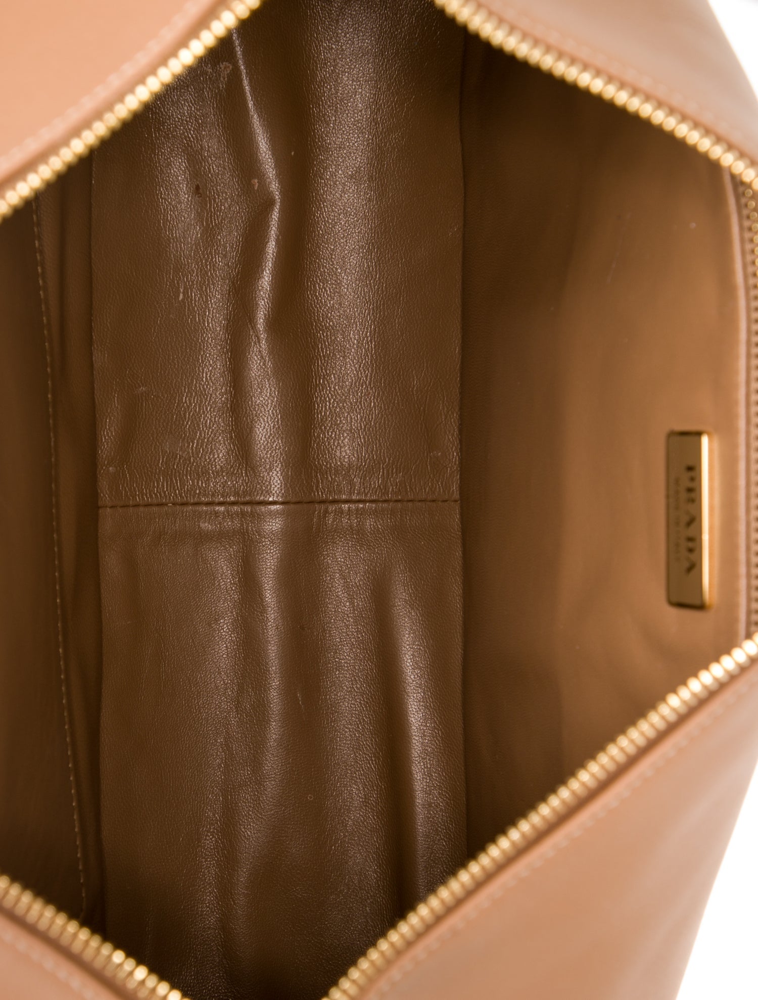 Prada Tessuto Enameled Metal Triangle Aimee Large 2024