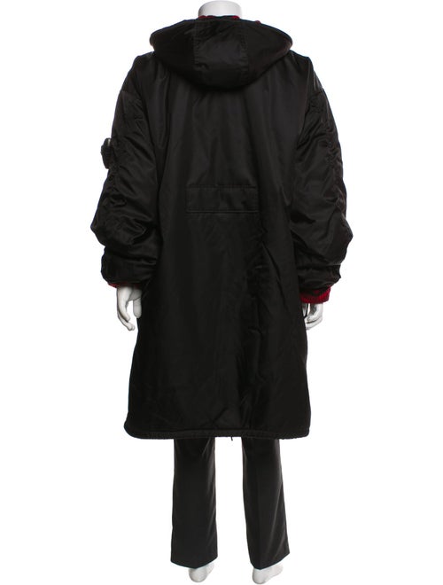 Prada 2021 Enameled Metal Triangle Parka