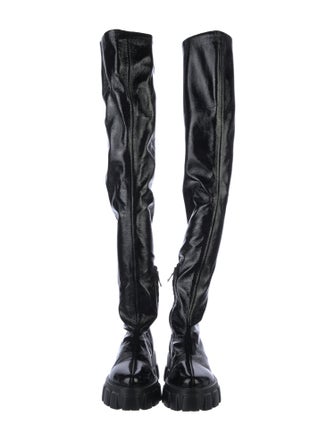 Prada Patent Leather Boots