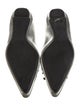 Prada Patent Leather Bow Accents Ballet Flats