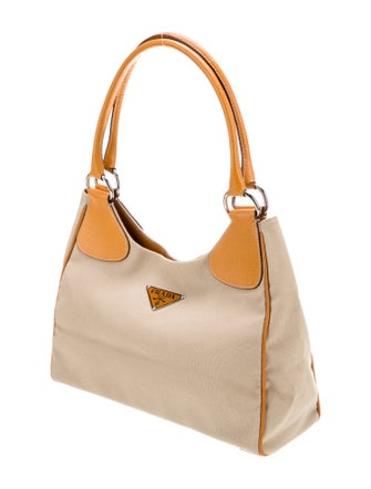 Prada Enameled Metal Triangle Moon