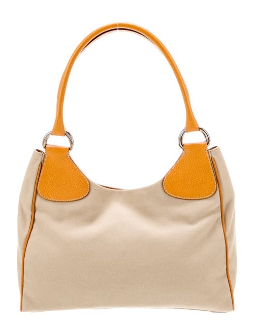 Prada Enameled Metal Triangle Moon