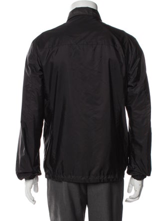 Prada 2021 Enameled Metal Triangle Windbreaker