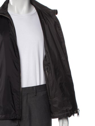 Prada 2021 Enameled Metal Triangle Windbreaker