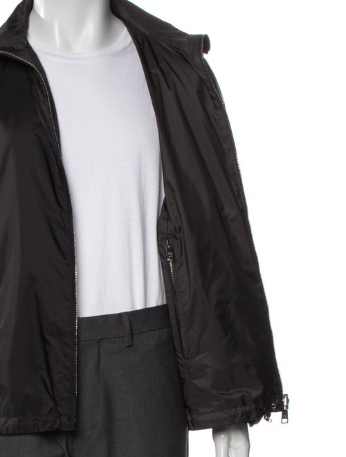Prada 2021 Enameled Metal Triangle Windbreaker