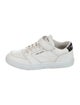 Prada White Pattern Print Leather Sneakers