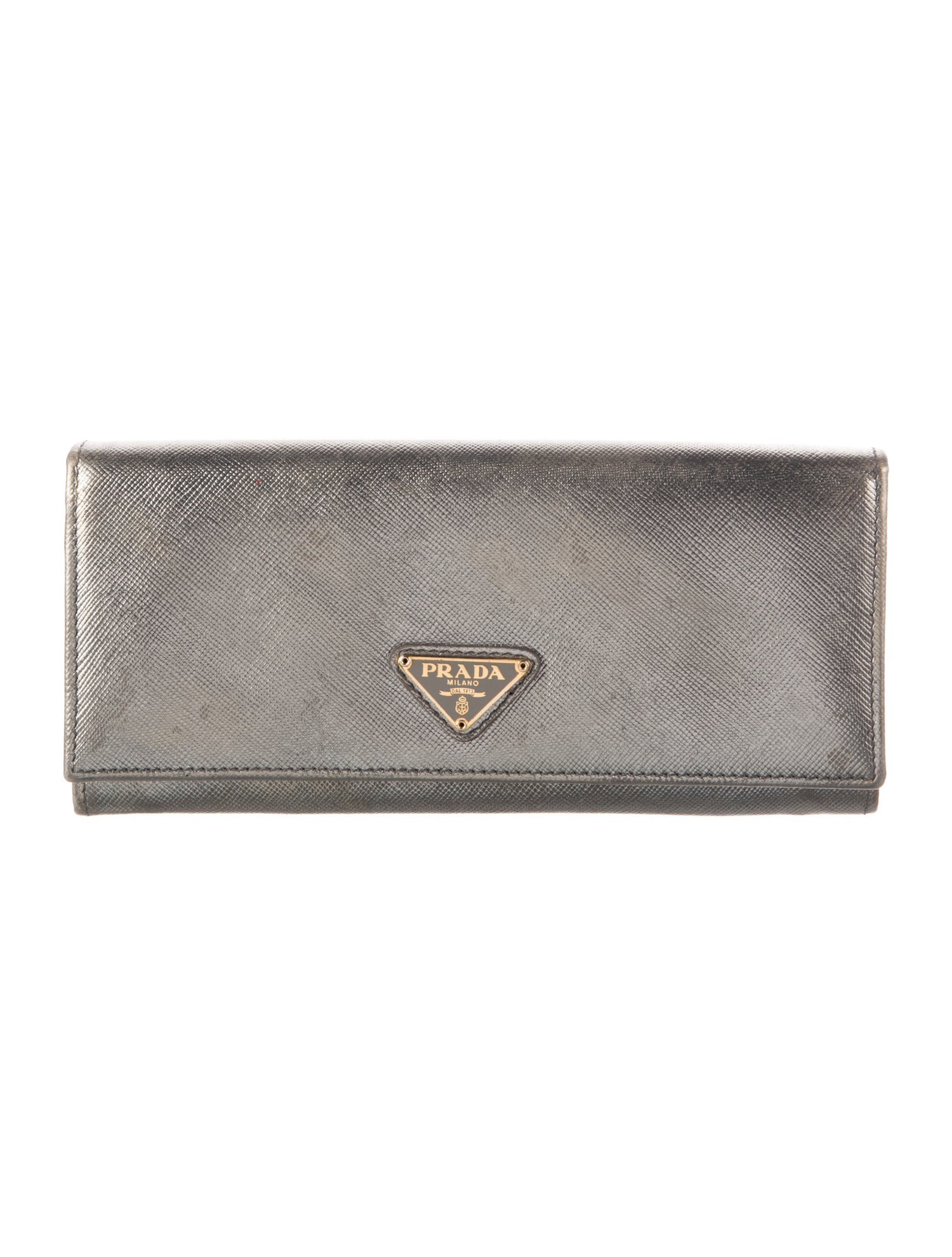 Prada Saffiano Leather Continental Wallet