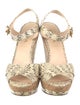 Prada Snakeskin Animal Print Espadrilles