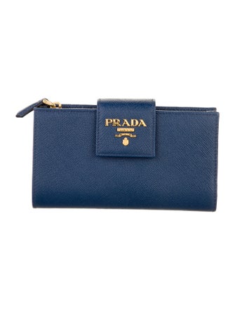 Prada Saffiano Lux Leather French Purse