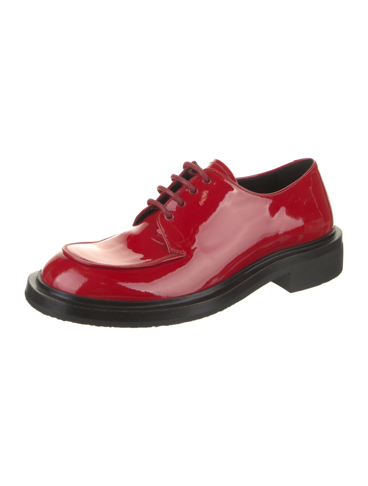 Prada Patent Leather Derby Shoes