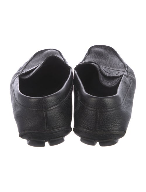 Prada Embossed Leather Raw-Edge Trim Drivers