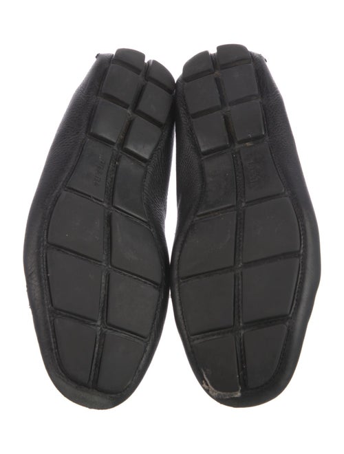 Prada Embossed Leather Raw-Edge Trim Drivers