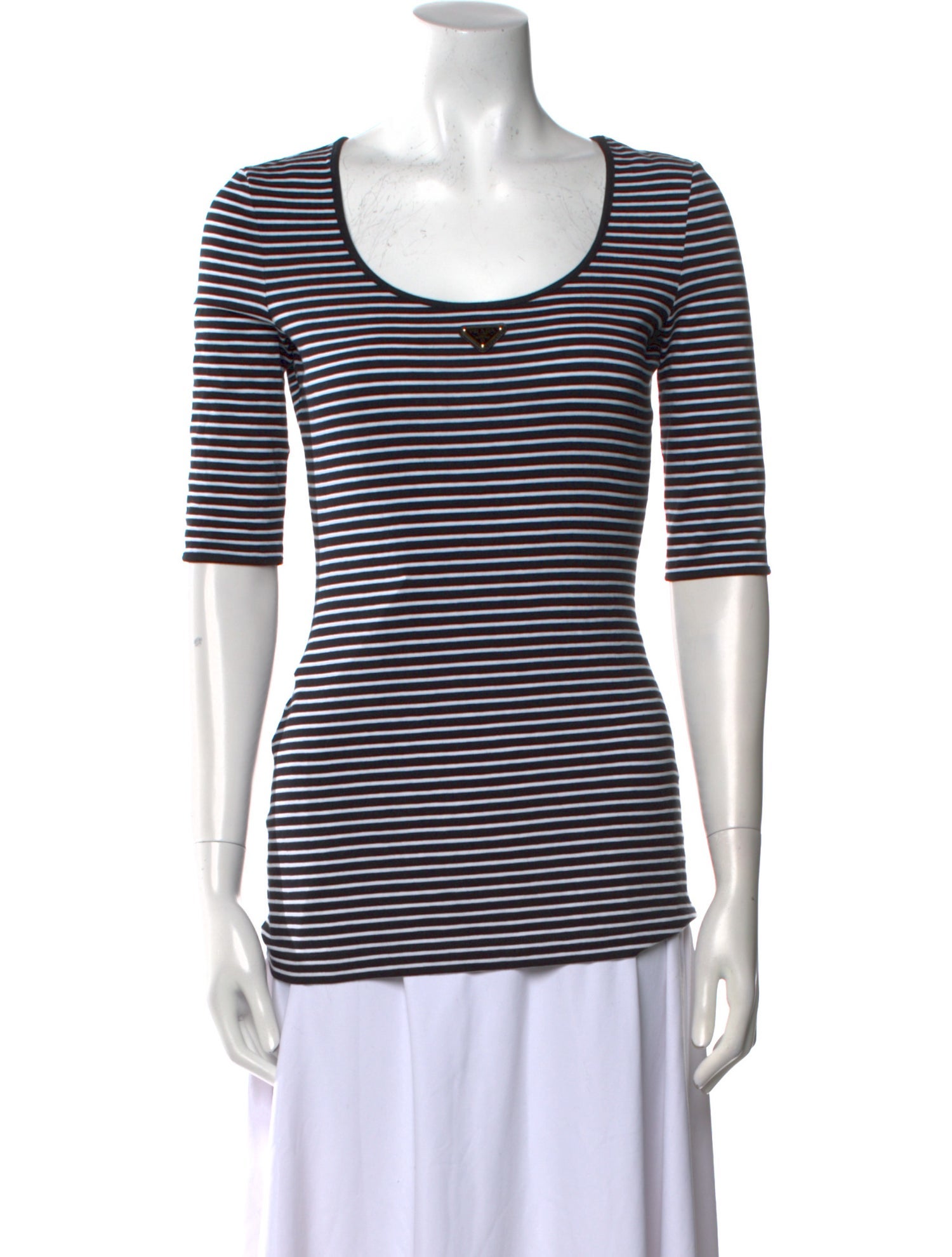 Prada 2024 Striped T-Shirt