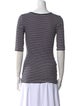 Prada 2024 Striped T-Shirt