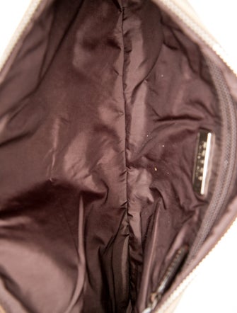 Prada Enameled Metal Triangle Da Viaggio