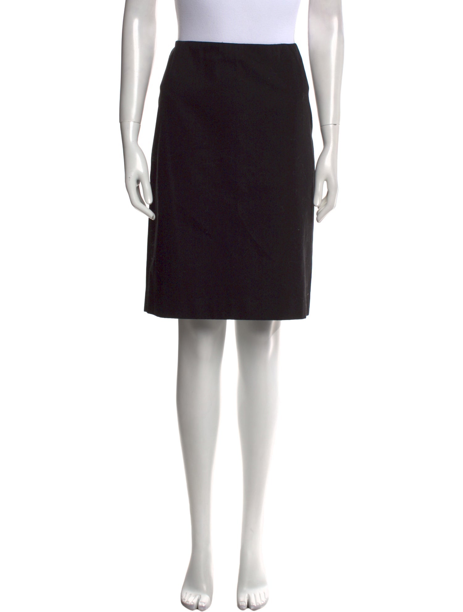 Prada Pleated Accents Knee-Length Skirt