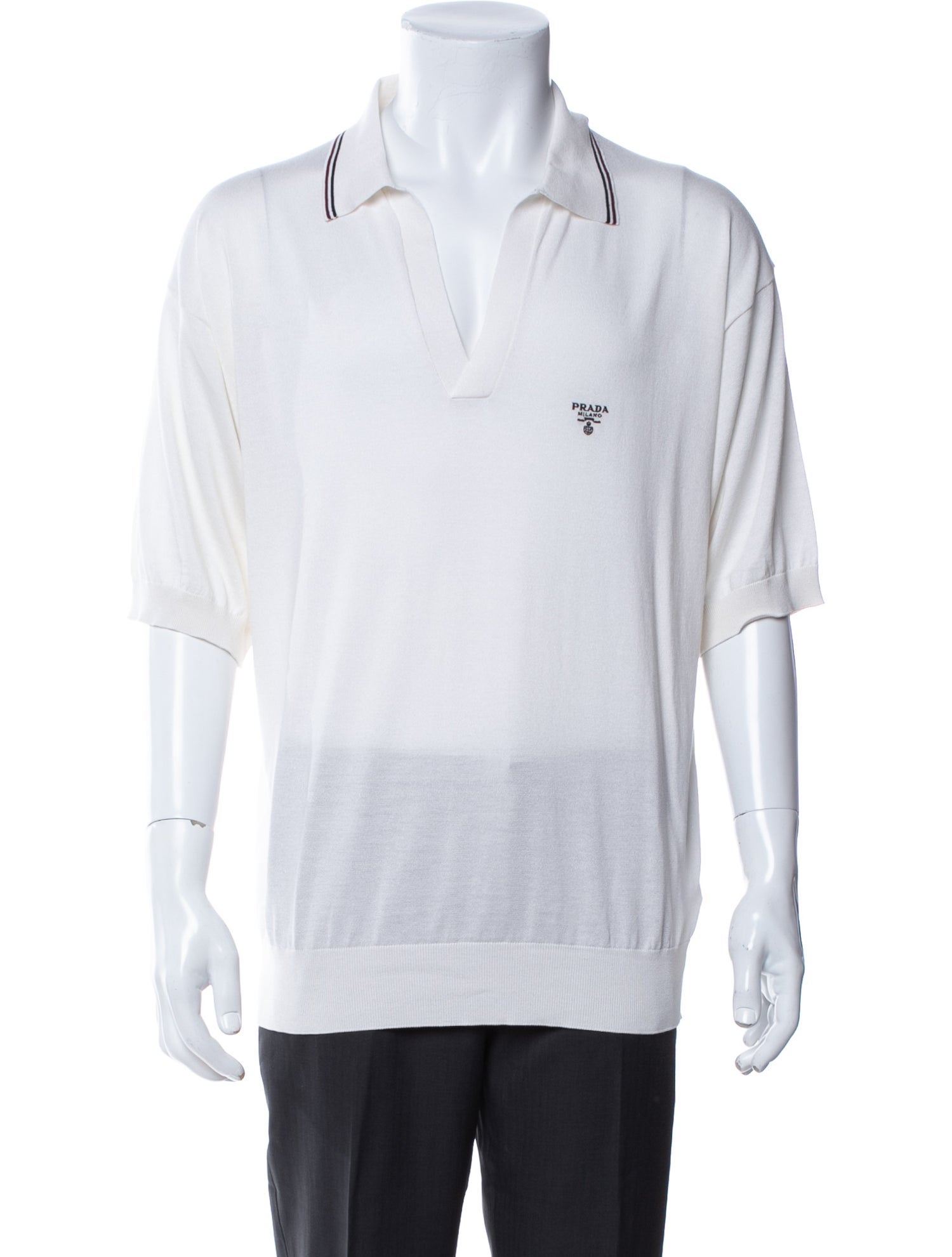 Prada 2024 Signature Logo Polo Shirt
